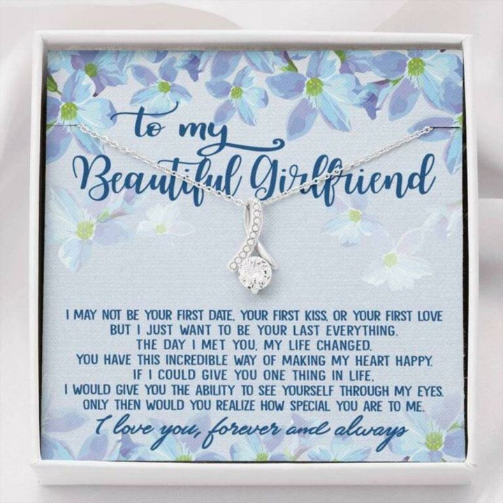 Girlfriend Necklace Gift, To My Beautiful Girlfriend Necklace Gift Gift How Special You Are To Me