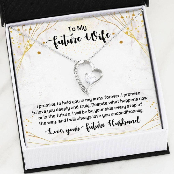 Future Wife Necklace Gift � Sentimental Love Card � To My Future Wife � Fiance Love Gift � Future Wife Christmas Gift � Celebrate Love
