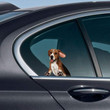 Beagle-On The Move Window Car Sticker
