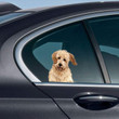 Goldendoodle-On The Move Window Car Sticker