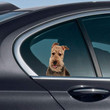 Airedale-On The Move Window Car Sticker
