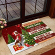Christmas Cavalier King Charles Spaniel Look right beside you Doormat