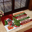 Christmas Cairn Terrier 2 Look right beside you Doormat