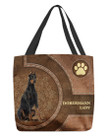 Dobermann-Lady&Dog Cloth Tote Bag
