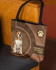 American Bulldog-Lady&Dog Cloth Tote Bag