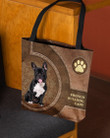 French Bulldog 2-Lady&Dog Cloth Tote Bag