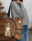 American Bulldog-Lady&Dog Cloth Tote Bag