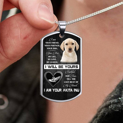 Yellow Labrador-I will be yours-Luxury Necklace