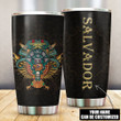 Atl Tlachinolli Maya Aztec Customized 3D All Over Printed Tumbler - AM Style Design - Amaze Style™