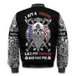 I Am A Viking Like My Father Before Me Customized All Over Print Bomber
