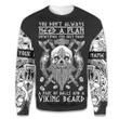 Viking You Don'T Always Need A Plan Funny Beard Warrior Personalized All Over Print Sweatshirt