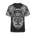 Viking Old Norse King Of Asgard Odin The All Father Tattoo Design All Over Print T-Shirt