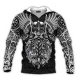 Viking Old Norse King Of Asgard Odin The All Father Tattoo Design All Over Print Hoodie