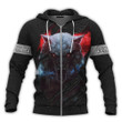 Viking Old Norse Wolf Of Ragnarok The Fenrir Ripped Out Design Personalized All Over Print Zip Hoodie