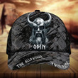 Viking old Norse Odin the Allfather Ripped Metal Art Customized Hat & Cap