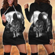 Wolf 3D All Over Printed Hoodie Dress - Amaze Style™