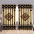 Native American Pattern Blackout Thermal Grommet Window Curtains Pi30052025 - Amaze Style™-Curtains