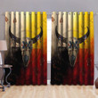 Native American Buffalo Pattern Blackout Thermal Grommet Window Curtains Pi30052008 - Amaze Style™-Curtains