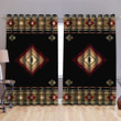 Native American Pattern Blackout Thermal Grommet Window Curtains Pi30052026 - Amaze Style™-Curtains