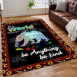 Autism Mom Rug, Autism Lips Printing Floor Mat Carpet, Autism Awareness Rug, Autism Area Rug, Autism Rug, Gifts For Autism