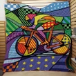 Stained Glass Bicycle Quilt