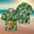 Larvasy Pineapple Hedgehog Hawaiian Shirt Aloha Shirt For Summer
