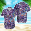 Colorful Galaxy Cat Hawaiian Shirt Aloha Shirt For Summer