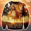 Jesus One Nation Under God Hoodie