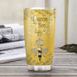 Larvasy Bee Jewelry Style Personalized Stainless Steel Tumbler