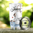 Larvasy An Amazing Dad Teaches A Great Daughter Personalized Stainless Steel Tumbler