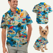 Funny Jack Russell Terrier Matching Women Hawaiian Shirt For Dog Lovers - Gift For Jack Russell Dog Lovers