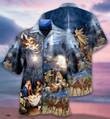 Faith Amazing Jesus Was Born Christmas Day Hawaiian Shirt