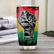 Larvasy Black History Kd4 Personalized Stainless Steel Tumbler