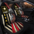 Us Army Military Veteran 2 Set Car Seat Covers Custom Us Flag Car Seat