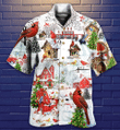 Amazing Christmas Birds Hawaiian Shirt