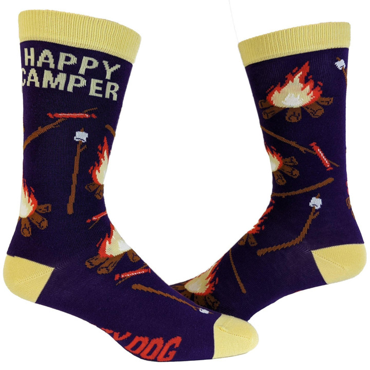 Mens Happy Camper Socks