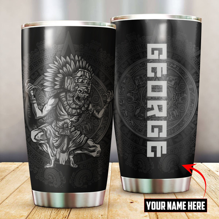 Aztec Maya Infinity Circle Of Life Customize 3D All Over Printed Tumbler - Am Style Design - Amaze Style™