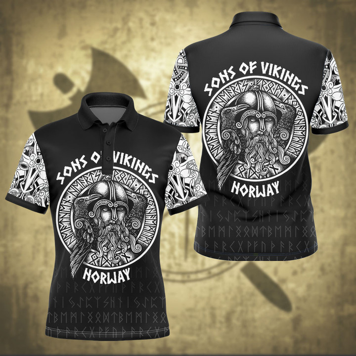 Sons Of Viking Norway All Over Print Polo Shirt