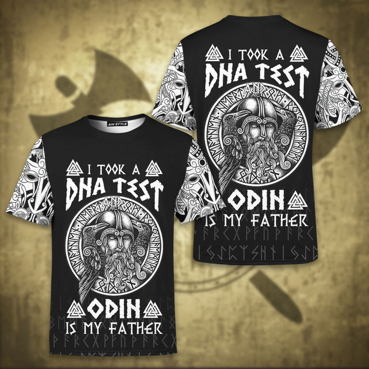 I Took A Dna Test Odin Is My Father Viking All Over Print T-Shirt