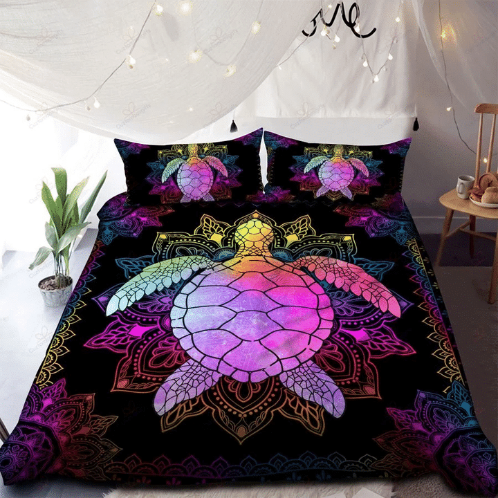 Turtle Mandala In Hawaiian Dream Bedding Set by SUN SU130605 - Amaze Style™-Quilt