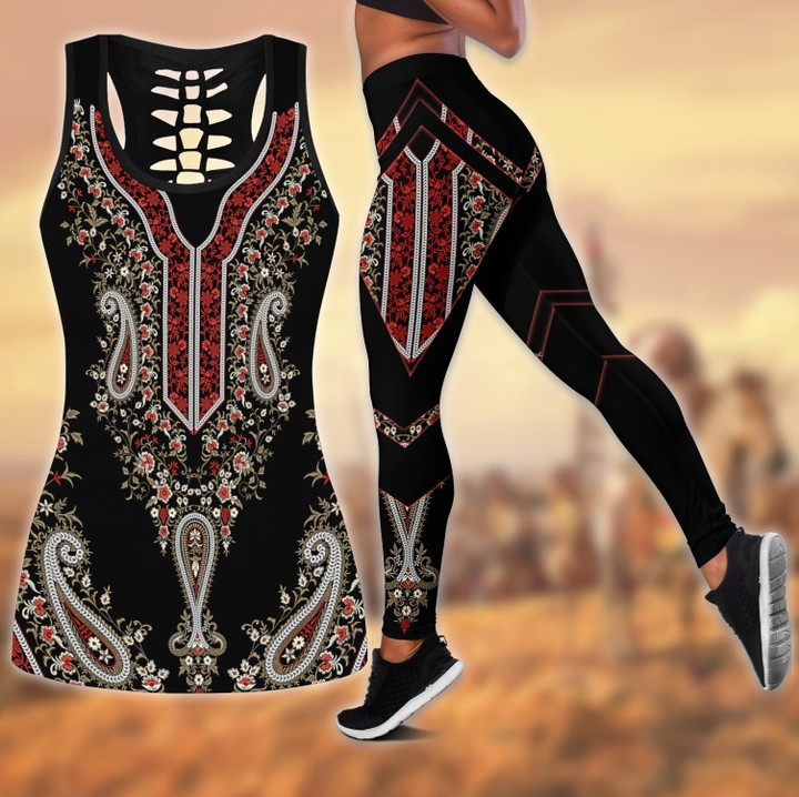 Native American 3D All Over Printed Legging + Hollow Tank Combo - Amaze Style™