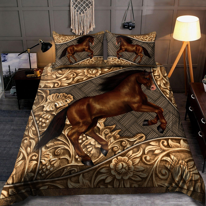 Beautiful Horse Bedding Set MEI09232003-MEI - Amaze Style™-Bedding Set