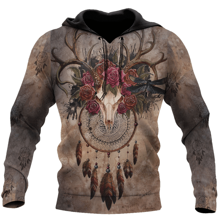 Deer Native American Culture 3D All Over Printed Unisex Shirts - Amaze Style™