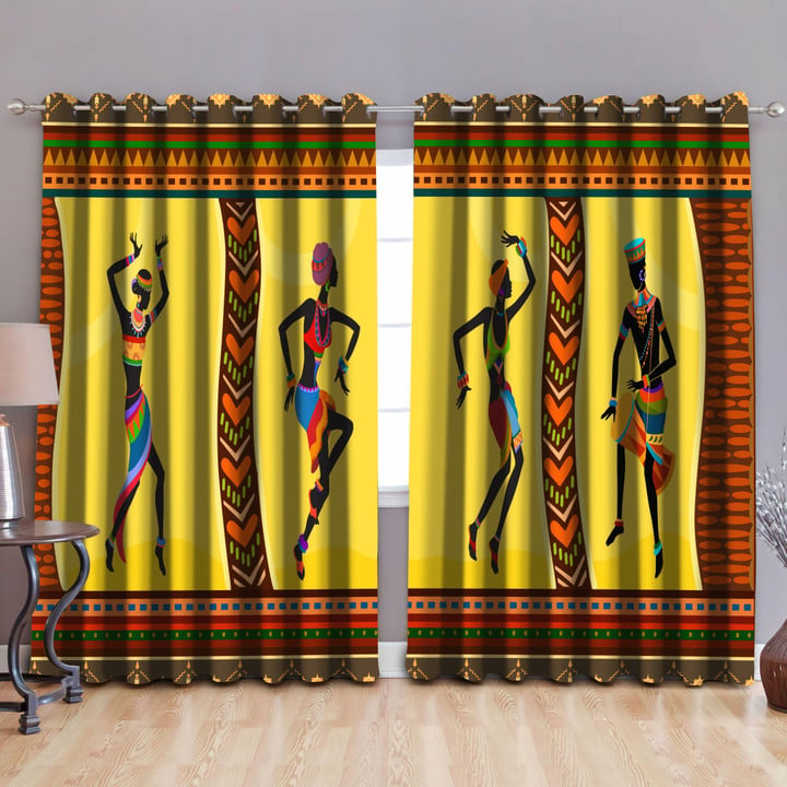African Heritage Blackout Thermal Grommet Window Curtains Pi30052005 - Amaze Style™-Curtains