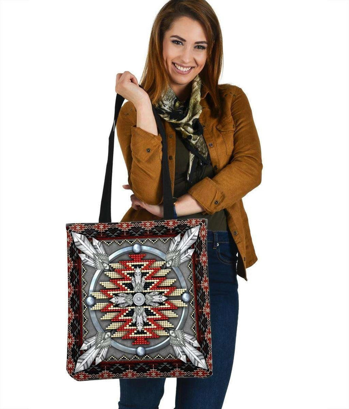 Native American 3D Printed Canvas Tote Bag - Amaze Style™
