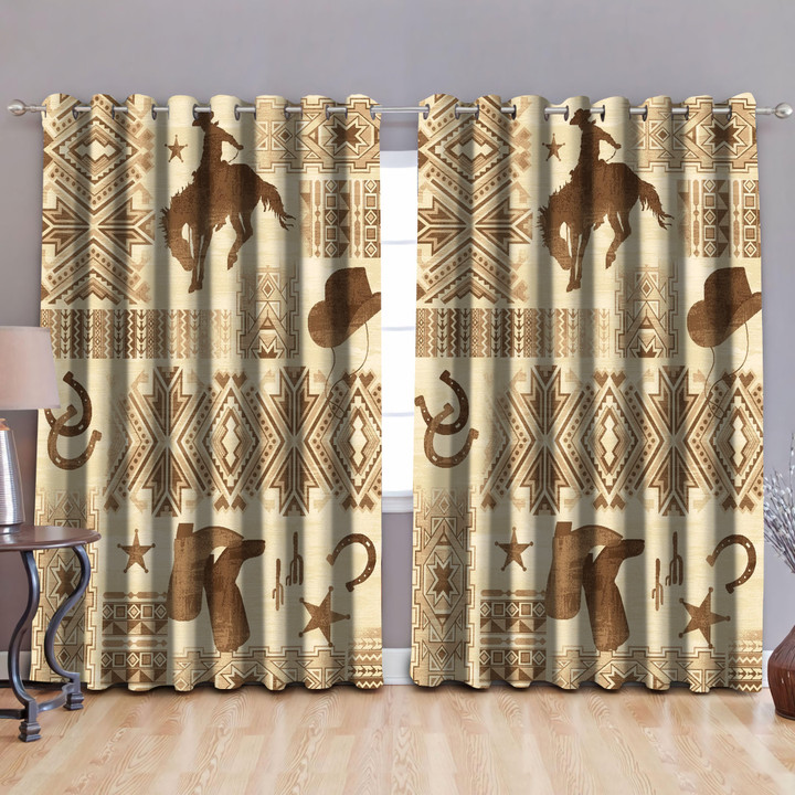 Native American Pattern Blackout Thermal Grommet Window Curtains Pi30052012 - Amaze Style™-Curtains