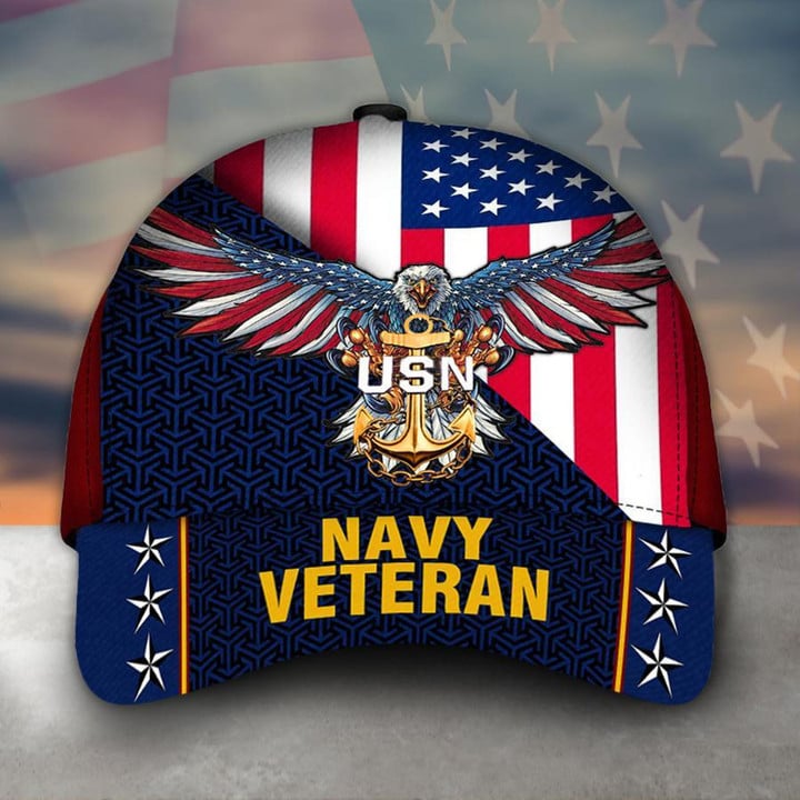 United States Navy Veteran All Over Print Classic Cap