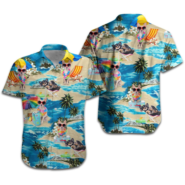 Funny Chihuahua Matching Women Hawaiian Shirt For Dog Lovers - Gift For Chihuahua Dog Lovers