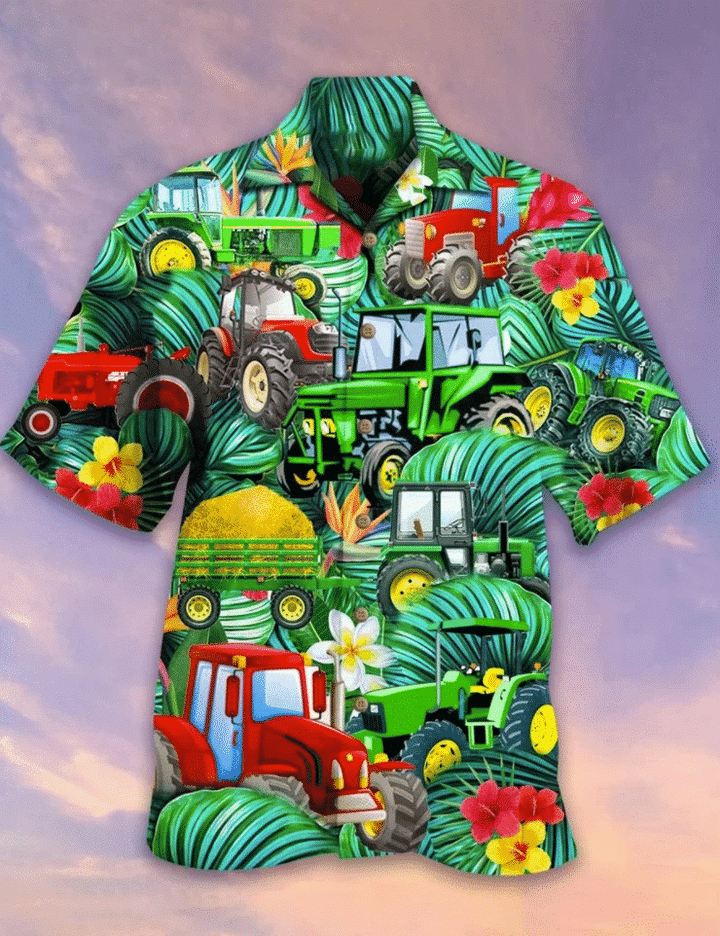 Tractor Tropical Hawaiian Shirt