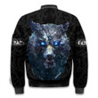 Viking Your First Mistake Was Thinking I Was One Of The Sheep Odin Wolf Fenrir Personalized All Over Print Bomber